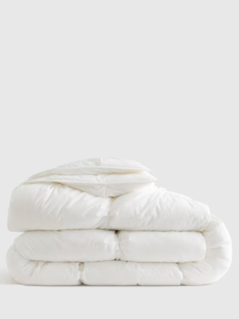Quince Cotton Pintuck Comforter – King/Cal King – White – Excellent Return Condi